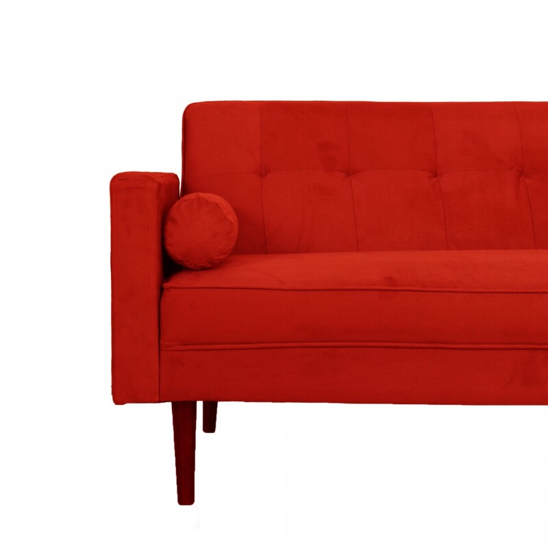 SOFA CAMA GISBON BALI 3P CON ALMOHADONES ROJO SOFA CAMA GISBON BALI 3P CON ALMOHADONES ROJO