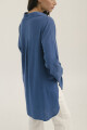 CAMISA LINO LARA AZUL