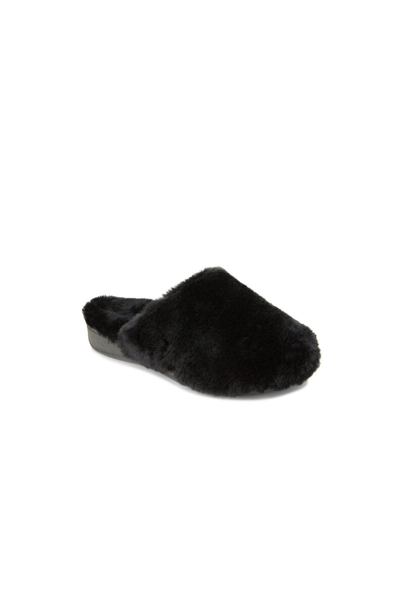 Vionic Gemma plush mule Black