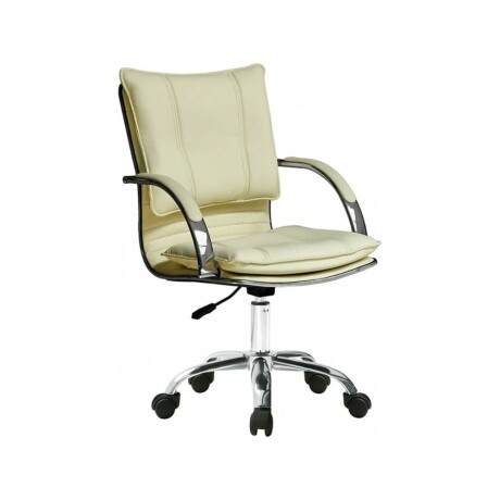 Silla de oficina Donna Beige