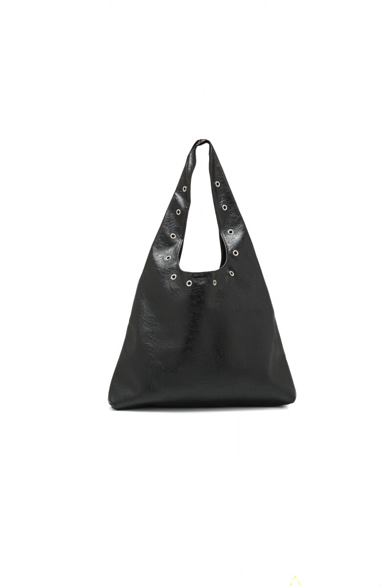 Cartera Hobo Tachas - Negro 