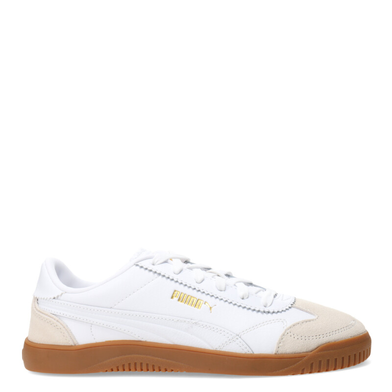 Championes de Hombre Puma Club 5V5 Lux Blanco - Gris - Dorado