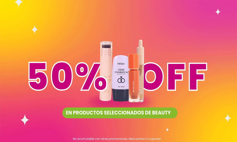 Maquillaje 50% OFF