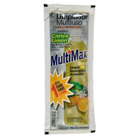 Limpiador multiuso concentrado Cítrico MULTIMAX 35ml Limpiador multiuso concentrado Cítrico MULTIMAX 35ml