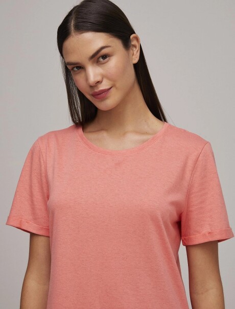 BLUSA LARGA ROSADO