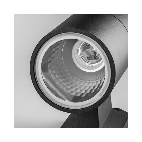 Lámpara Exterior Doble en Aluminio Lumax Modelo Stafford Negro