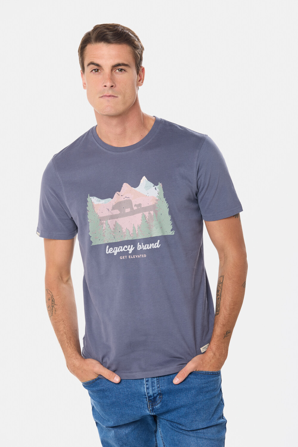 REMERA ESTAMPADA Lila