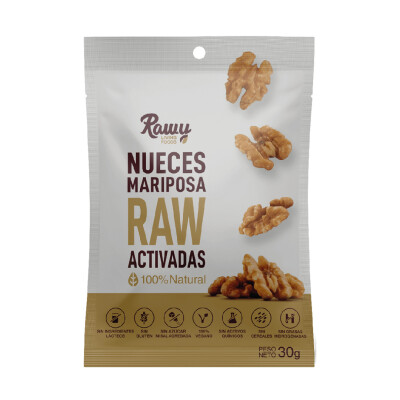 Nueces Mariposa Rawy 30g Nueces Rawy 30g