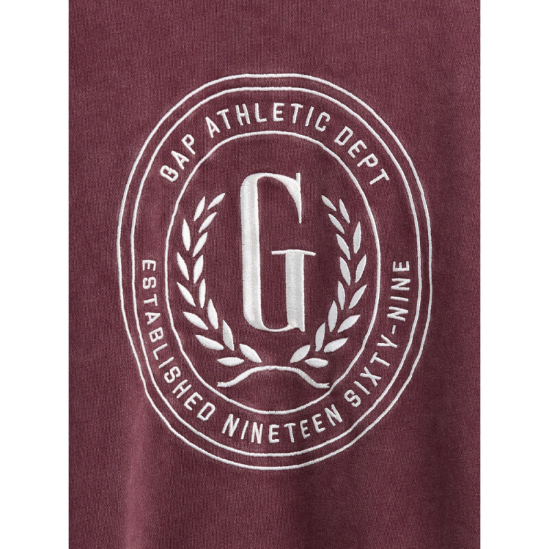 TUNIC LOGO PULLOVER TUSCAN RED WASH