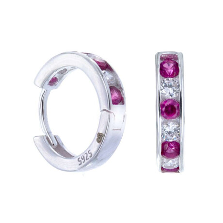 Par De Aros De Plata 925 Con Circonias