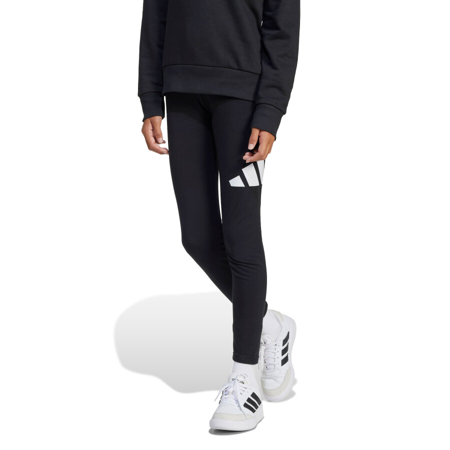 Calza de Niños Adidas Essentials JRS Negro - Blanco
