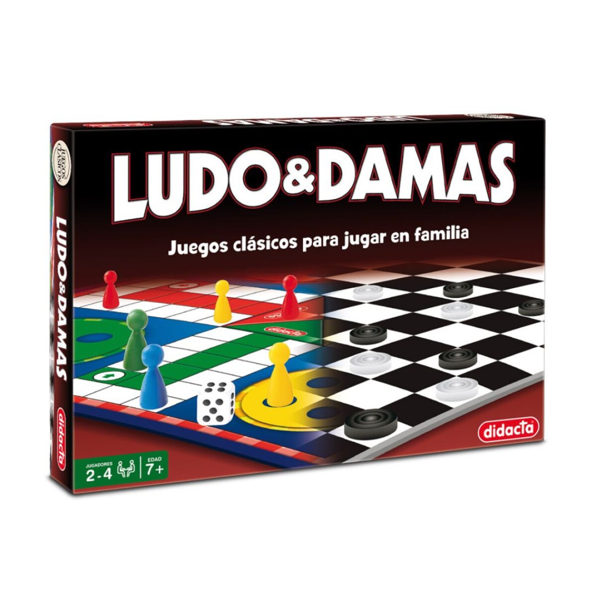 JUEGO DE LUDO Y DAMAS DIDACTA 