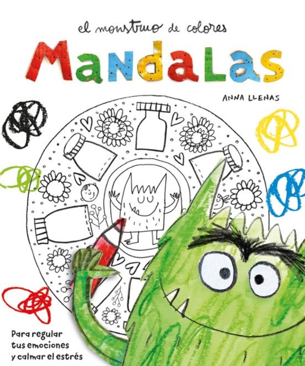 EL MONSTRUO DE COLORES MANDALAS 