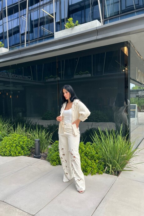 Pantalon Keidi Off White