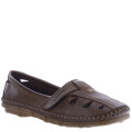 Zapatos de Mujer Freeway Casual c/Velcro Marrón Habana