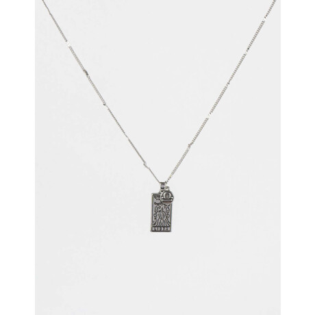 Cadena Con Dije De Zodíaco Cáncer Plateado