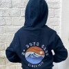 Campera con estampa N+ Azul