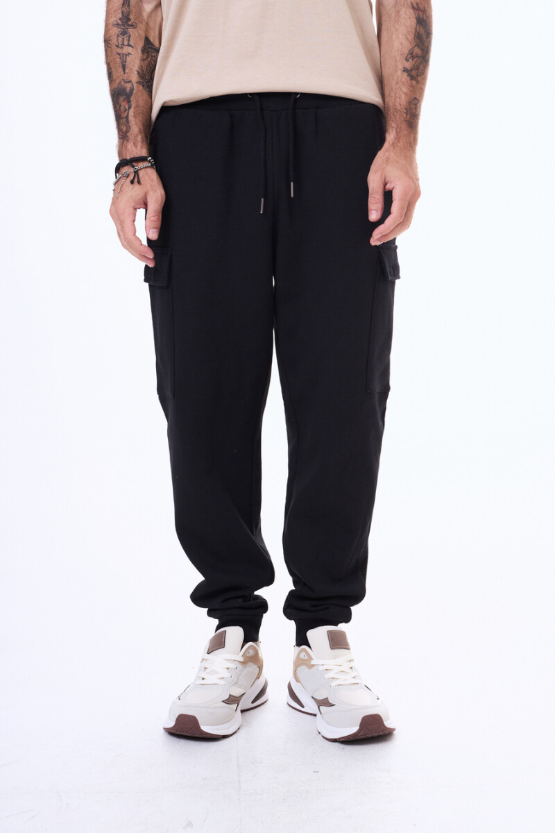Pantalon de felpa Fortaleza - Negro 