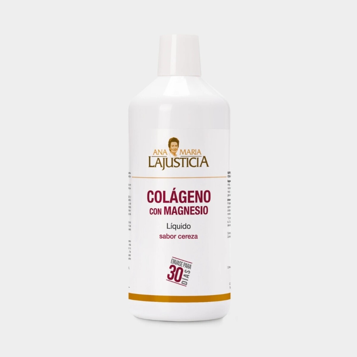 Colágeno con Magnesio + Vitamina C Sabor cereza (1L) Ana María Lajusticia 