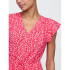 V-OPP SS TIE WAIST MINI HOT PINK FLORAL