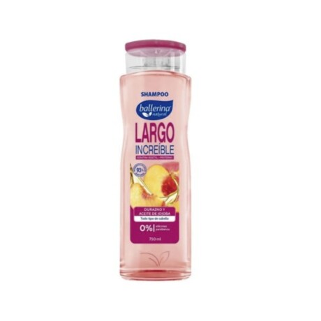 Shampoo Ballerina Sin Sal 750ml Largo increíble
