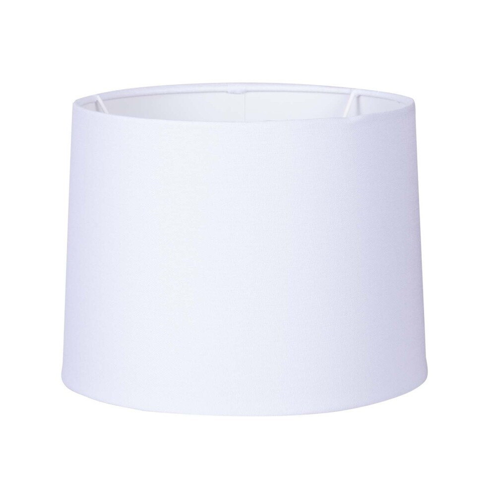 PANTALLA SMALL LINO BLANCO CILINDRO