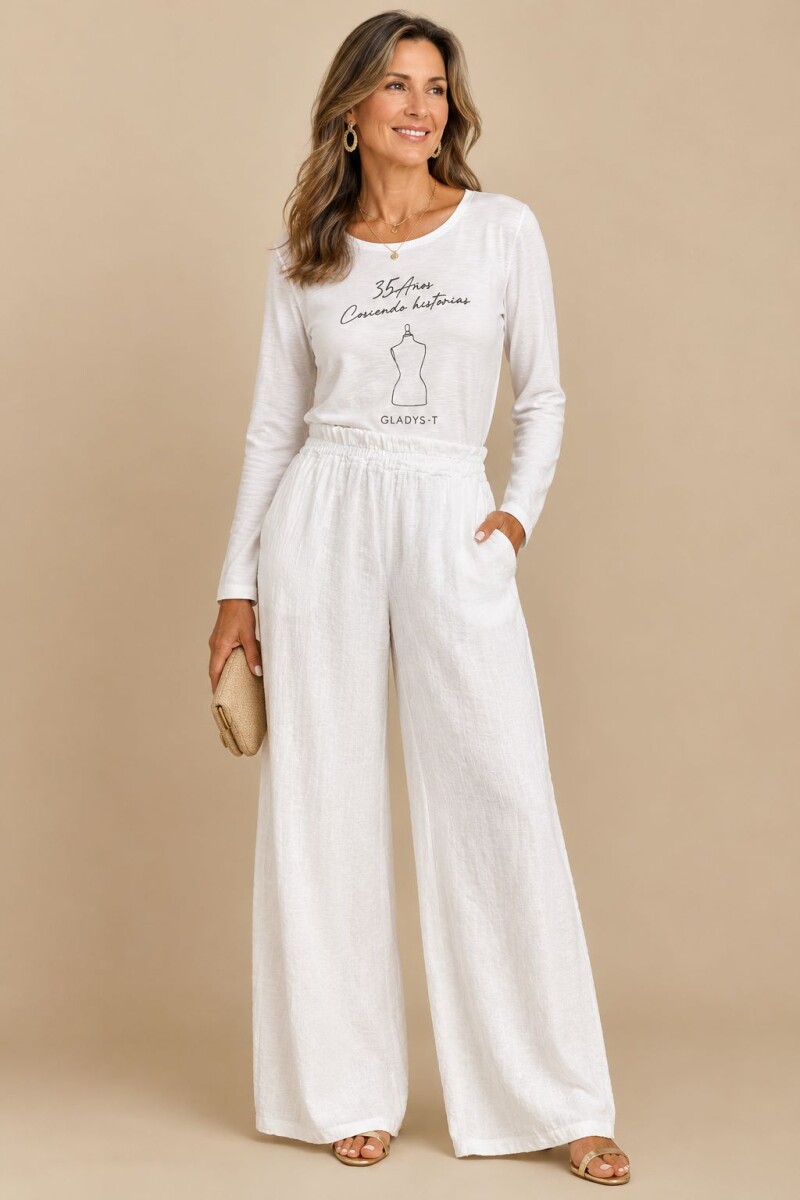 PANTALON BRISA - Blanco 