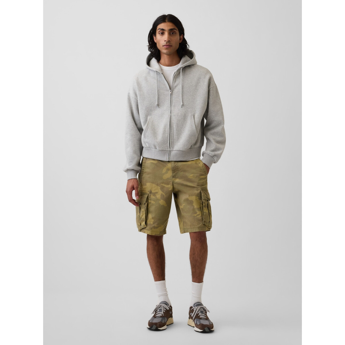 CORE CARGO SHORT SP26 GREEN CAMO 30 - GREEN CAMO 