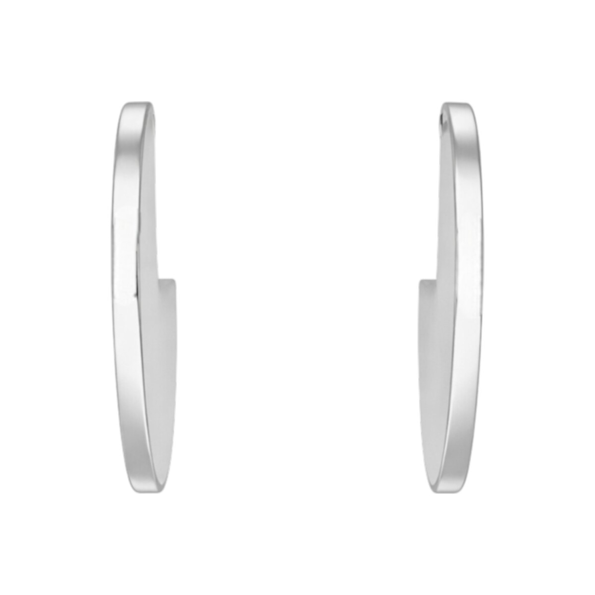 Caravanas Aro Geométrico Circulo incompleto - Plata 925 - CA4092 - sinpiedra 