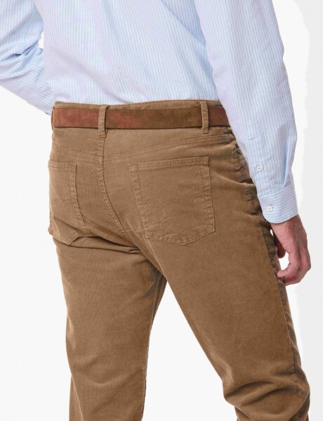 PANTALÓN DE PANA Tostado