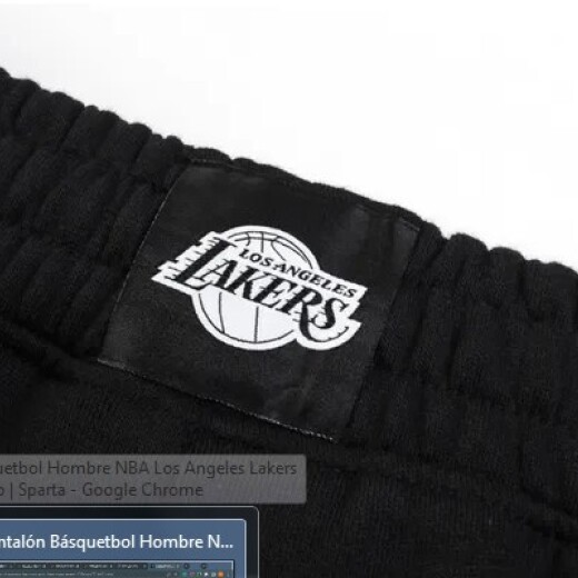 PANTALON NBA HOMBRE M PANTS LAKERS S/C
