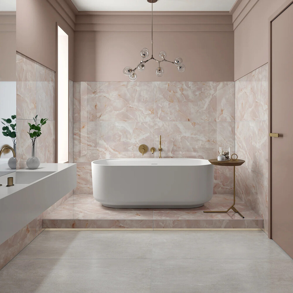 CERÁMICA GRAN CRISTALO ROSE RT "A" 60X120 CM Cerámica Gran Cristalo Rose Rt "a" 60x120 Cm