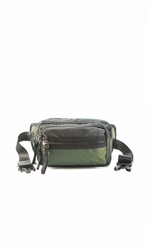 RIÑONERA KARTHALA VERDE Y NEGRO