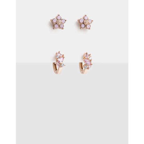 Aros Sets Premium Rose Dorado Oro Rosa