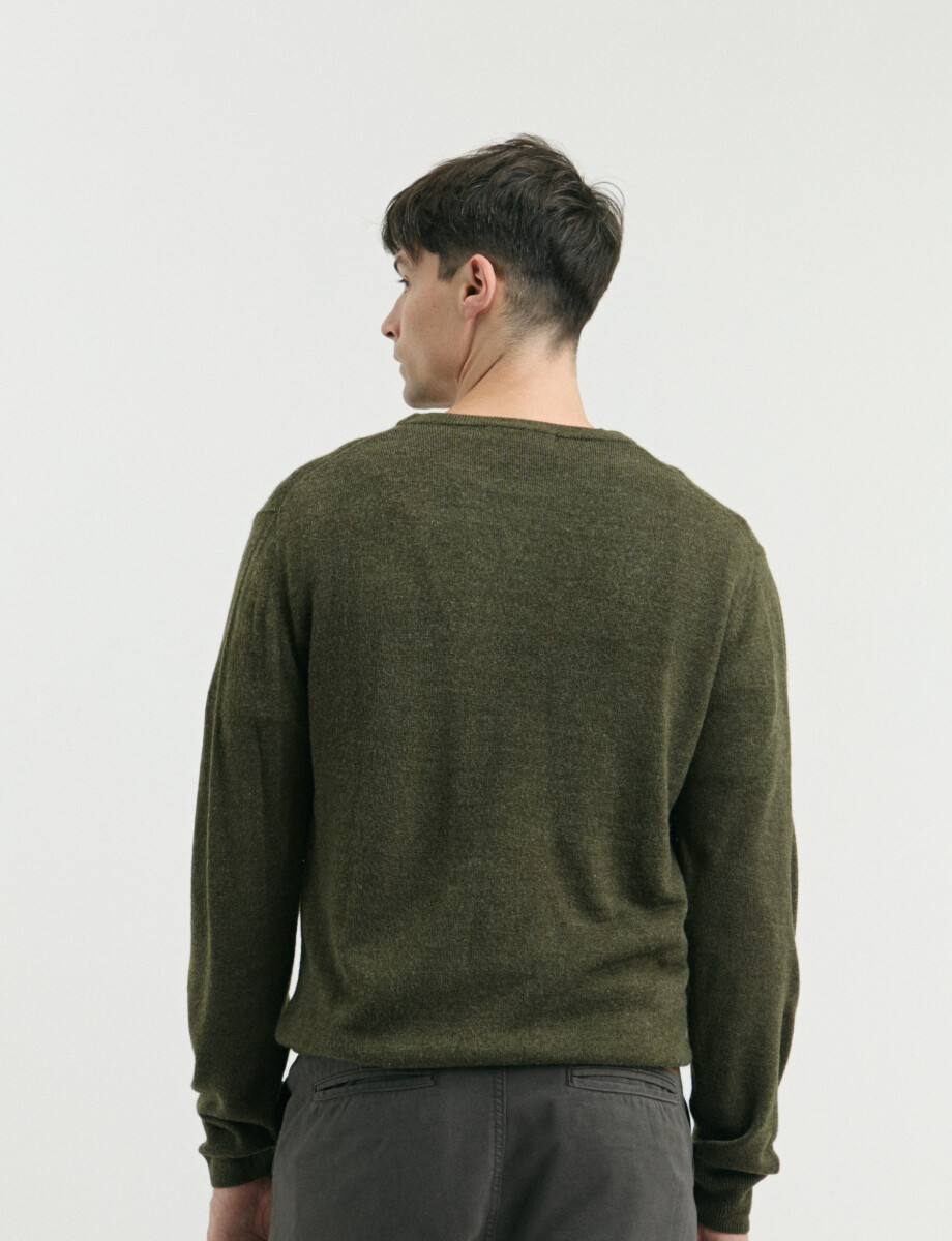 470413 SWEATER HARRINGTON URBAN Verde Claro Melange