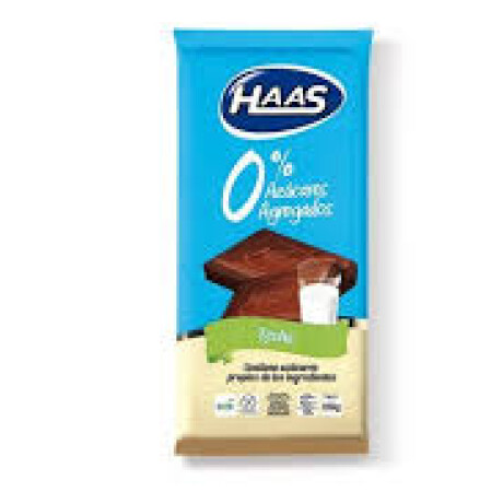 TABLETA HAAS CHOCOLATE CON LECHE 0% AZUCAR 150 GR TABLETA HAAS CHOCOLATE CON LECHE 0% AZUCAR 150 GR