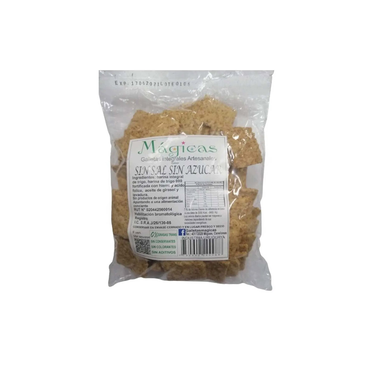 GALLETAS MAGICAS SIN SAL Y SIN AZUCAR 250 