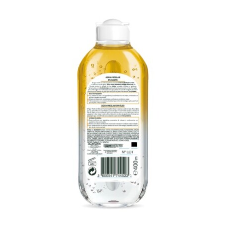 AGUA MICELAR GARNIER BIFASICA 400ml AGUA MICELAR GARNIER BIFASICA 400ml