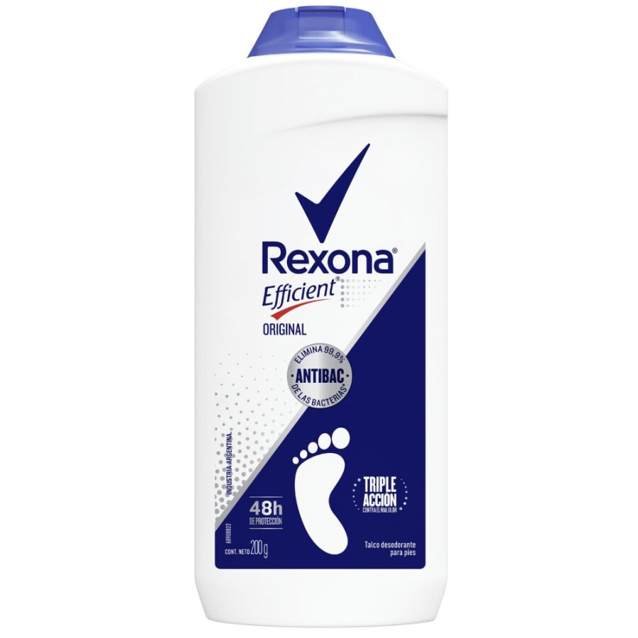 Talco para Pies Efficient Original 200gs – Rexona Talco para Pies Efficient Original 200gs – Rexona