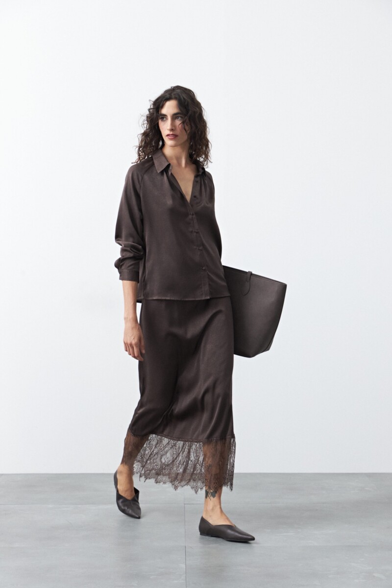 FALDA SCARLET - Chocolate 