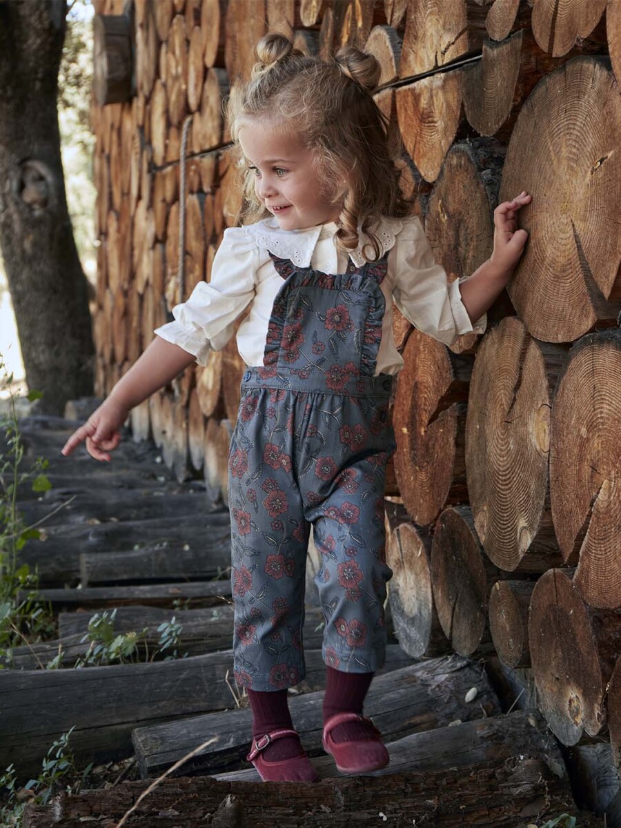 Pantalon Con Tirantes Petroleo