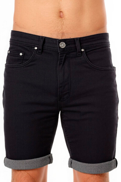 BERMUDA JEAN BIZON Negro