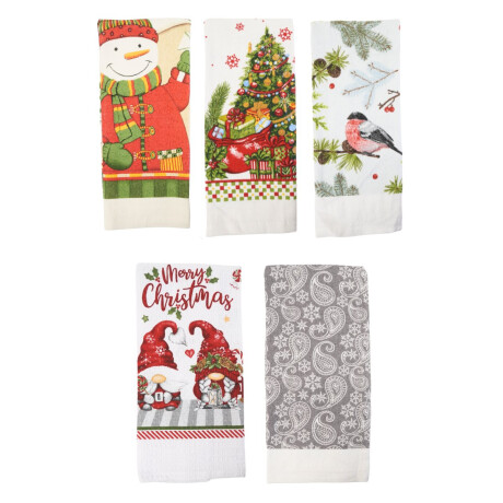 Repasador de algodon navideño Repasador de algodon navideño