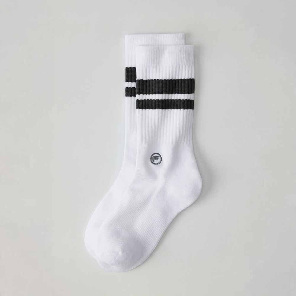 Medias The Everyday Crew Sock Unisex Classic White Stripe