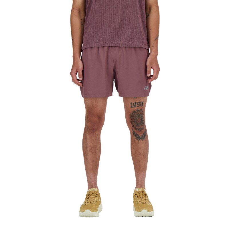 Short New Balance de Hombre - 5 INCH - MS41286LIE BROWN