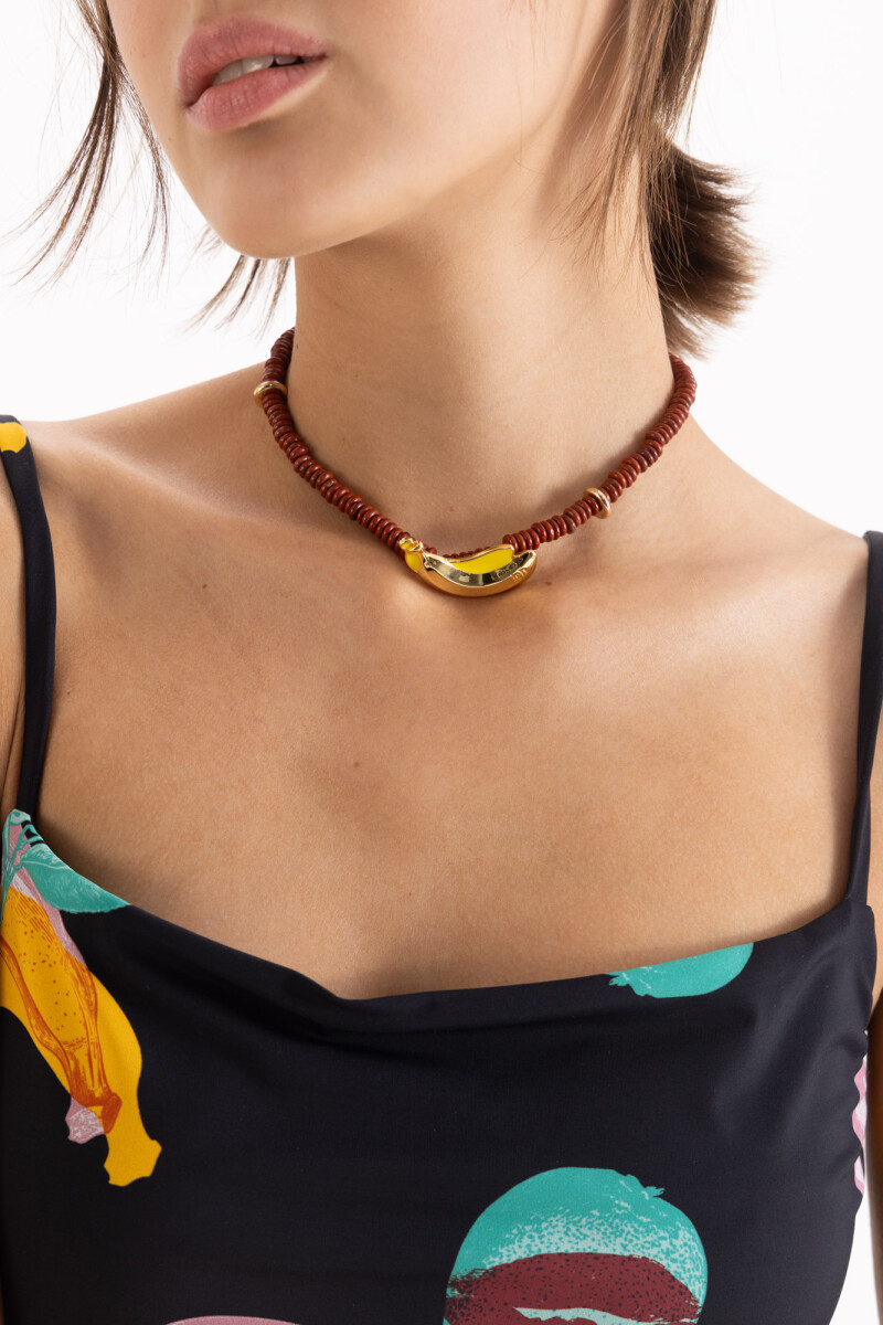 COLLAR BANANA Marron