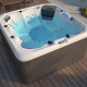 Hidromasaje Exterior Para 6 Personas 2.23X2.23X96.5 Incluye Calentador, Parlantes Con Bluetooth, Cobertor Y Escalera Aqualia 000
