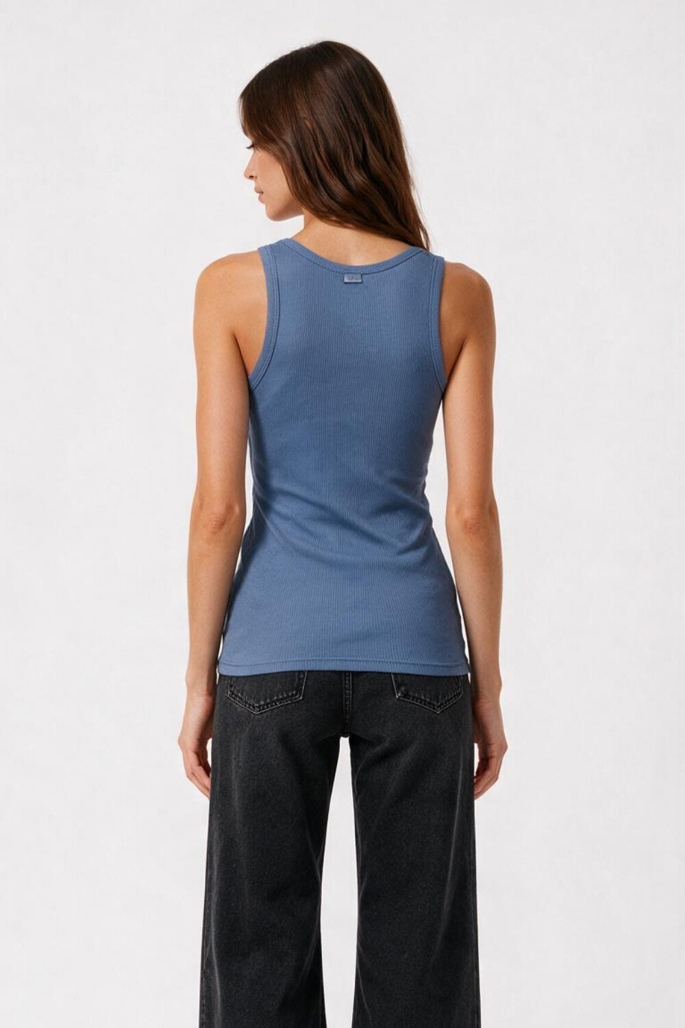 Musculosa Airi Azul Grisaceo