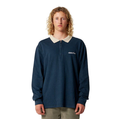 Canguro Critical Slide Sun Cured 1/4 Zip Rugby Azul