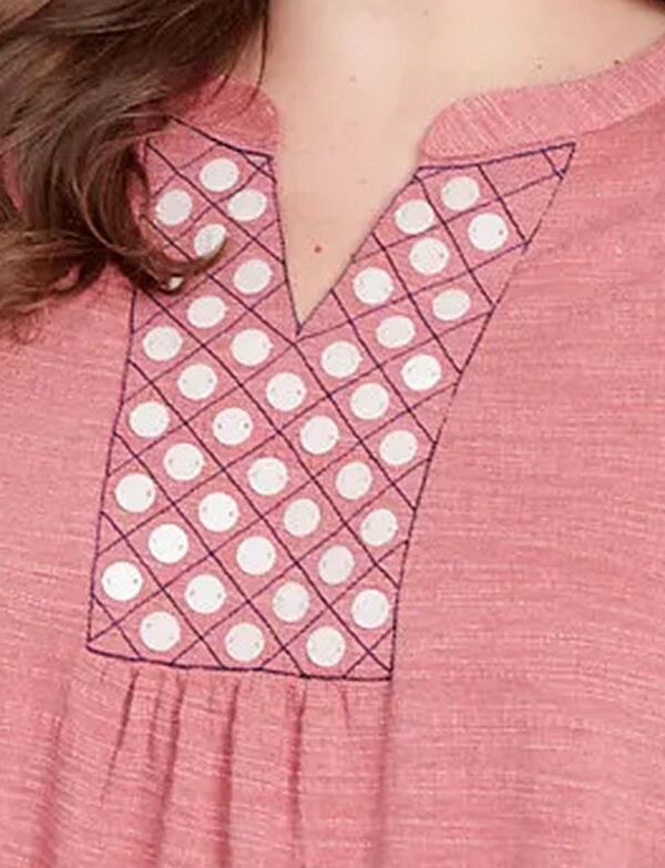 Blusa Nacar ROSA OSCURO